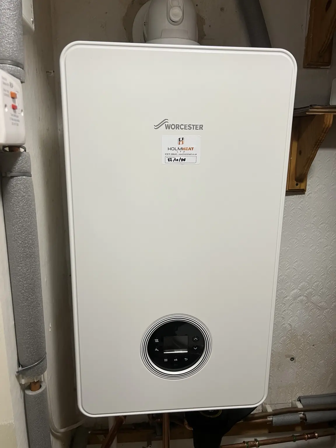 Worcester combi boiler installed by HOLMHEAT